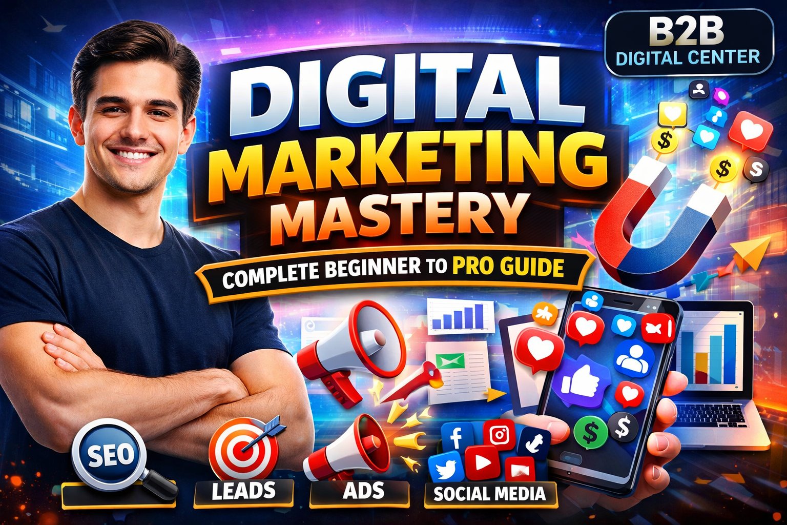 Digital Marketing Mastery: The Complete Beginner-to-Pro Blueprint